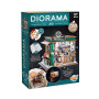 3D Wooden Coffee Shop Diorama Kit - Buki France