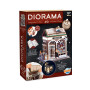 3D Wooden Bookstore Diorama Kit - Buki France