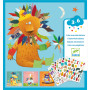 Créer avec des stickers - Animaux - Djeco