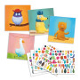 Créer avec des stickers - Animaux - Djeco