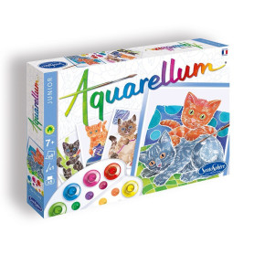 Aquarellum Junior Kittens Watercolor Kit - Sentosphère
