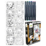 Atelier Manga S Layout and Markers Kawaii Animals - Sycomore