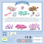 400 Rainbow Wooden Beads - Djeco
