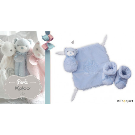 Coffret cadeau bleu 3 pièces - Kaloo Perle