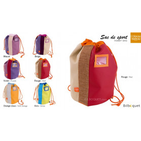 Sac de sport - Rouge - L'Oiseau Bateau