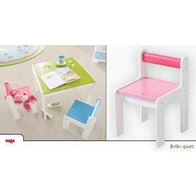 Chaise enfant Puncto - Rose - Mobilier enfant