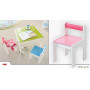 Chaise enfant Puncto - Rose - Mobilier enfant