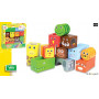 Cubes sonores de la savane - Jouets en bois