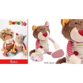 Peluche doudou Sweety Chat