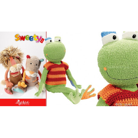 Peluche doudou Sweety Grenouille