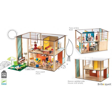 Cubic House - Maison de poupées en bois (vide)