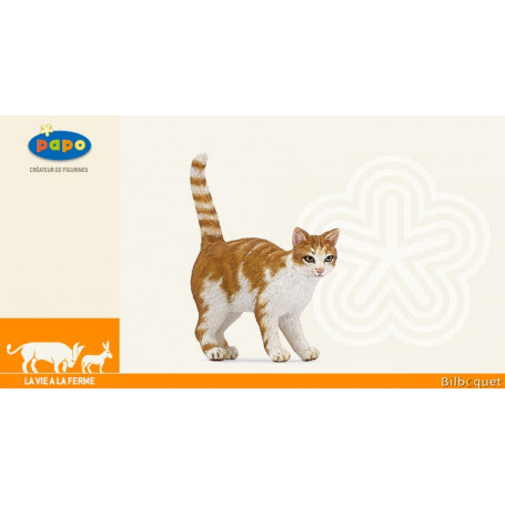 Chat roux - Animal figurine