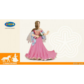 Elfe rose au lys - Personnage Figurine