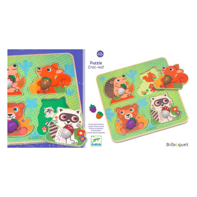 Croc Nut Wooden Jigsaw Puzzle