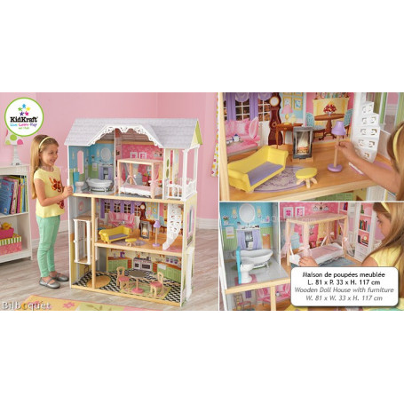Maison de poupées meublée Kaylee