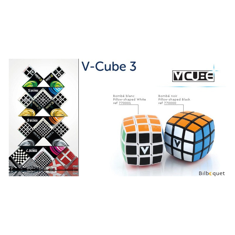 V Cube 3 Pillow Shaped Black