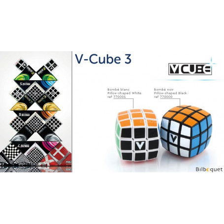 V-CUBE 3 Bombé - Blanc