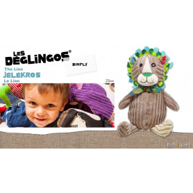 Peluche Jélékros le Lion 23cm - Déglingos Simply