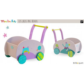 Chariot de marche en bois - Les Jolis pas Beaux
