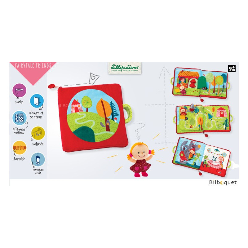 Coupon De Tissu Enfant Le Petit Chaperon Rouge - 72 X 107 Cm, Coton, Neuf, France
