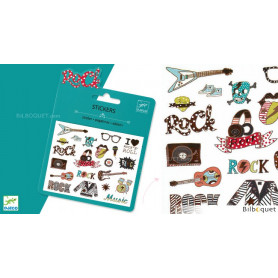 Mini pochette stickers - Pop Rock