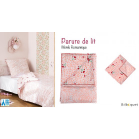 Parure de Lit Romantique - Housse de couette + taie d'oreiller