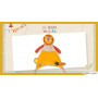 Doudou Attache-tétine Lion Les Papoum - Moulin Roty