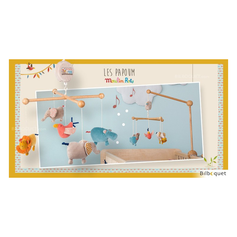 Mobile Musical Les Papoum Moulin Roty