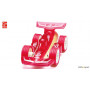 Petite voiture Mighty Mini Racer (rouge)