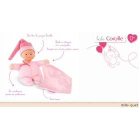 Doudou Minirêve Pois Corail 16cm