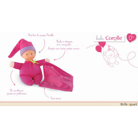 Doudou Minirêve Rayé Grenadine 16cm