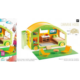 Caravane House - Maison de poupées en bois Petit Home by Djeco