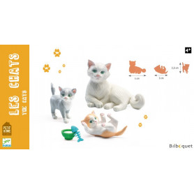 Les chats - Figurines Petit Home by Djeco
