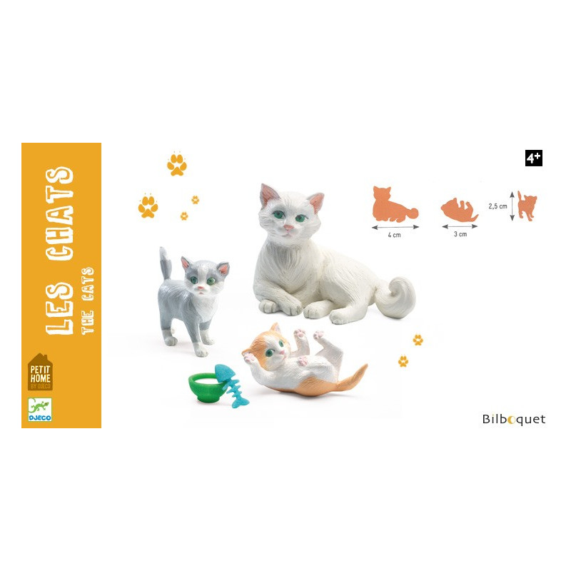 Les Chats Figurines Petit Home By Djeco