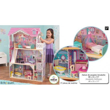 Maison de poupées KidKraft Annabelle avec mobilier