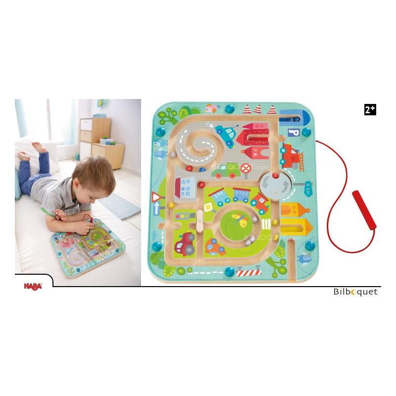 haba town maze magnetic game