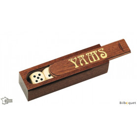 Coffret Yams - 5 dés en buis