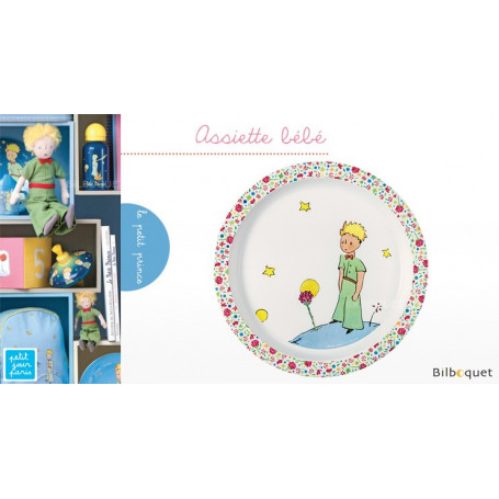 Assiette bébé Le Petit Prince ROSE Ø21cm