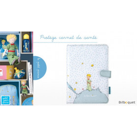 Protège carnet de santé bleu - Le Petit Prince