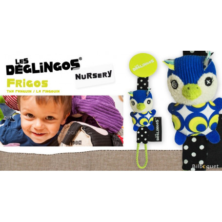 Porte-tétine Frigos le pingouin - Déglingos Nursery