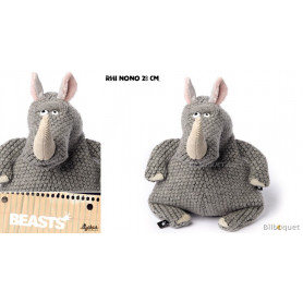 Rhi NoNo (peluche rhinocéros 28cm) - Sigikid Beasts