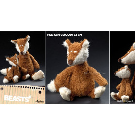 Fox Ach Goood! Small (peluche renard 22cm) - Sigikid Beasts