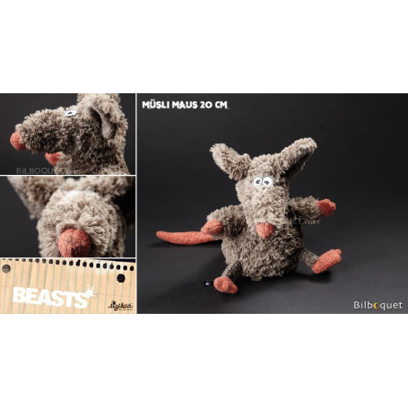 Müsli Maus (peluche souris 20cm) - Sigikid Beasts