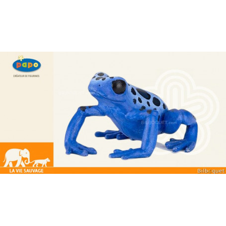Grenouille équatoriale bleue - Figurine jouet