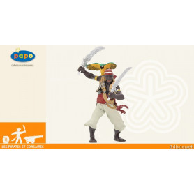 Pirate aux sabres - Figurine Pirates et Corsaires