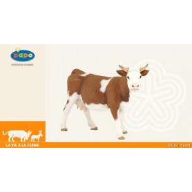 Vache simmental - Figurine jouet