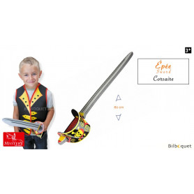 Épée en mousse Corsaire - Accessoire enfant