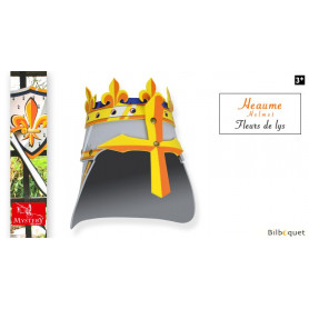 Heaume en mousse Fleur de Lys - Accessoire pour déguisement enfant