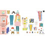 Le grand dressing - Paper Dolls - 3 personnages et 110 vêtements