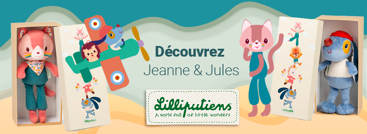 Jules le chien et Jeanne le Chat - Lilliputiens